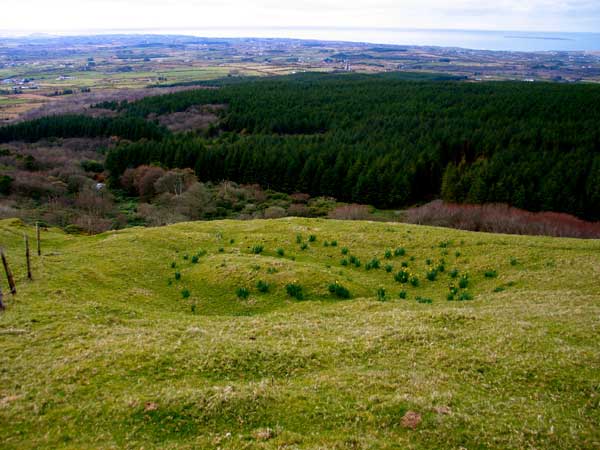 A barrow on the slopes of Benbulben.