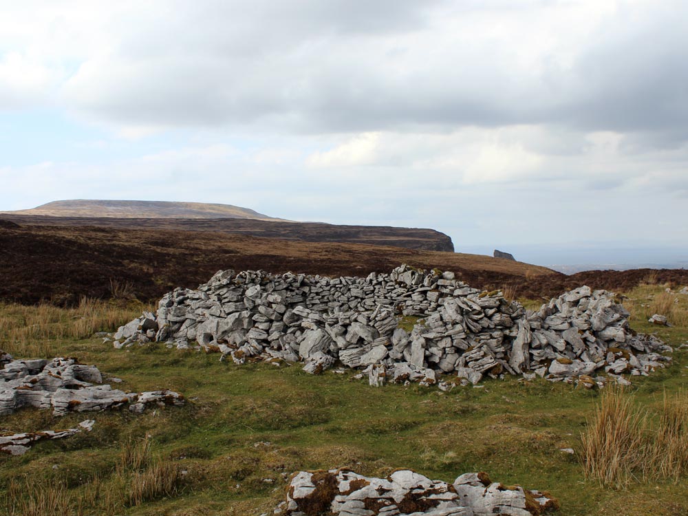 A cashel on Benbulben, Co Sligo.