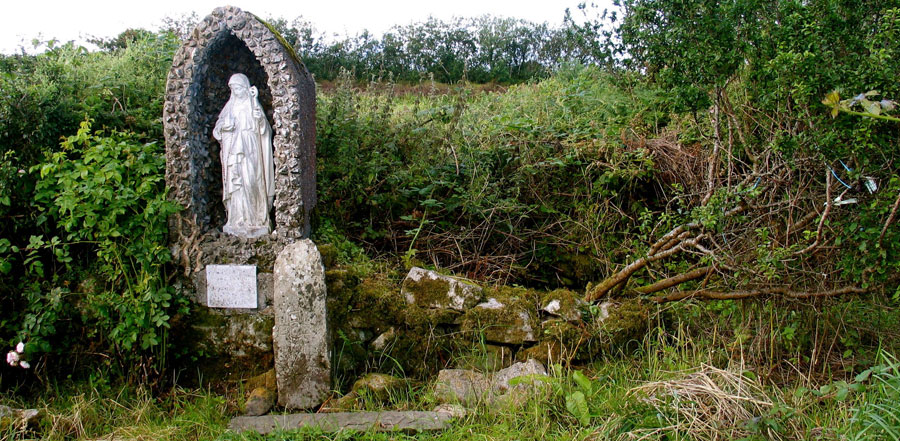 Saint Brigit's well at Cliffoney in County Sligo.