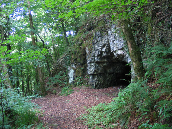 The cave on Carn Hill in Sligo.