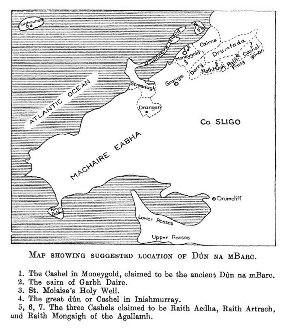 Map of Carbury.