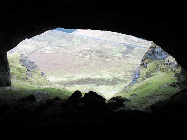 The view from Diarmuid and Grainne's cave