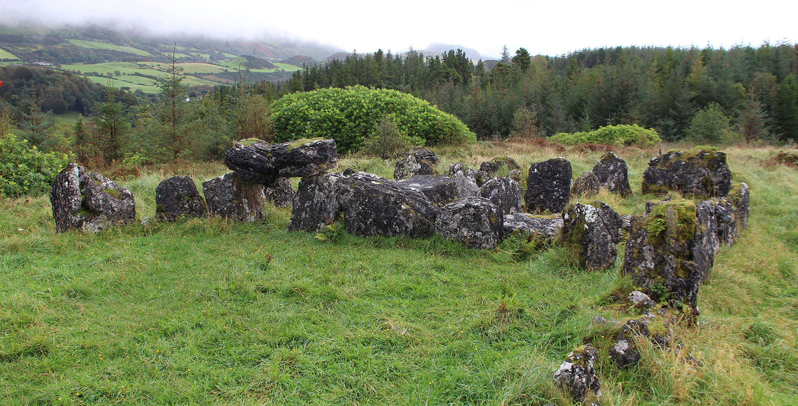 The twin chambers on the eastern side of the Deerpark court.