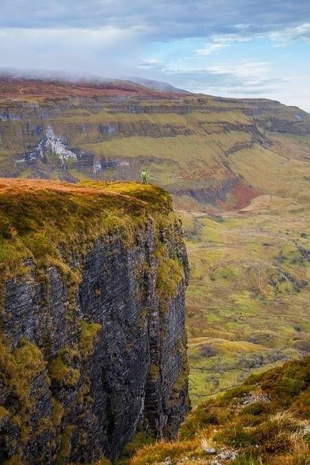 The view across the Hag's Leap, photograph by Colin Gillen.