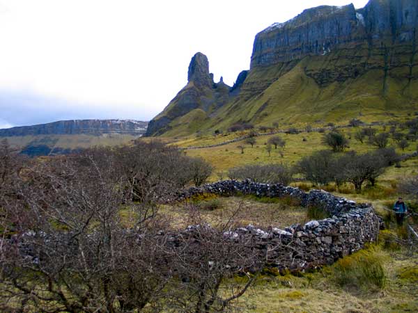 A cashel close to the Hag's Leap in Glenade.