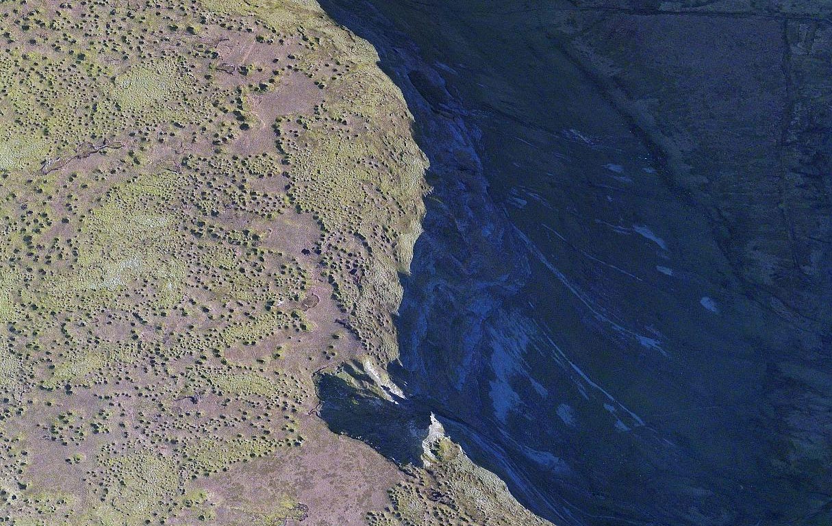 Where Benwisken joins Benbulben, from Bing Maps.