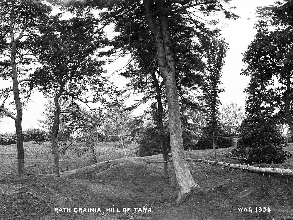Rath Grainne on the Hill of Tara.  Photograph by W. A. Green, © NMNI.