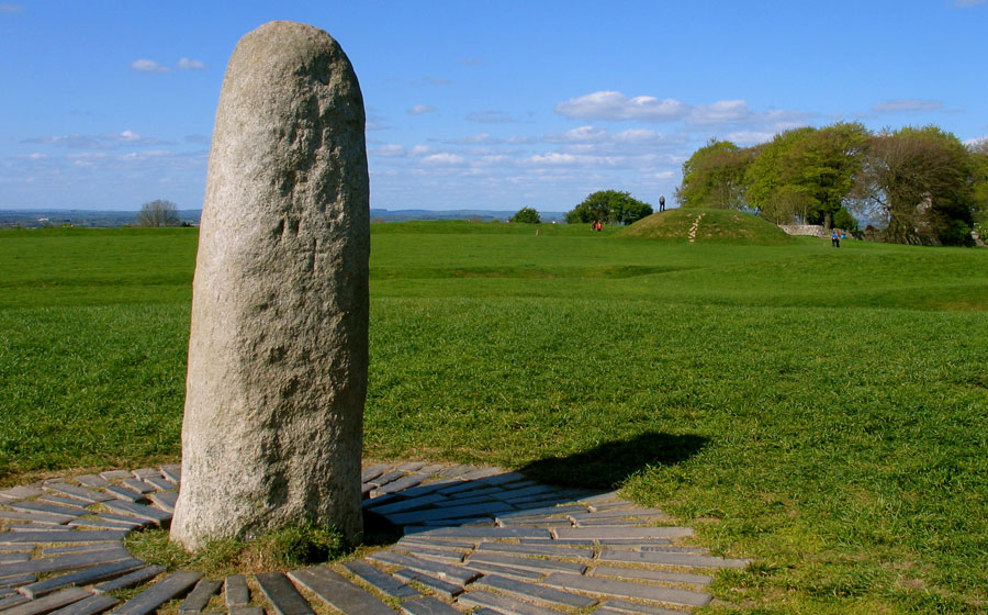 The Stone of Destiny on the Hill of Tara.