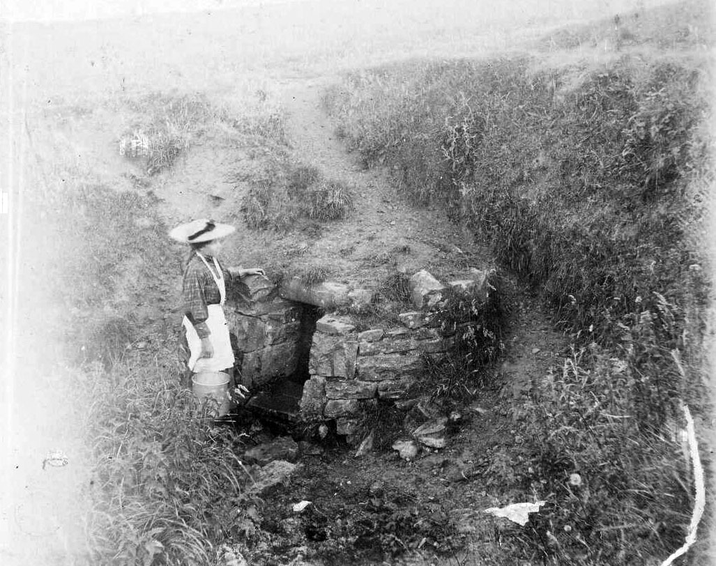 St. Patricks Well at Tara, photograph from 1893.